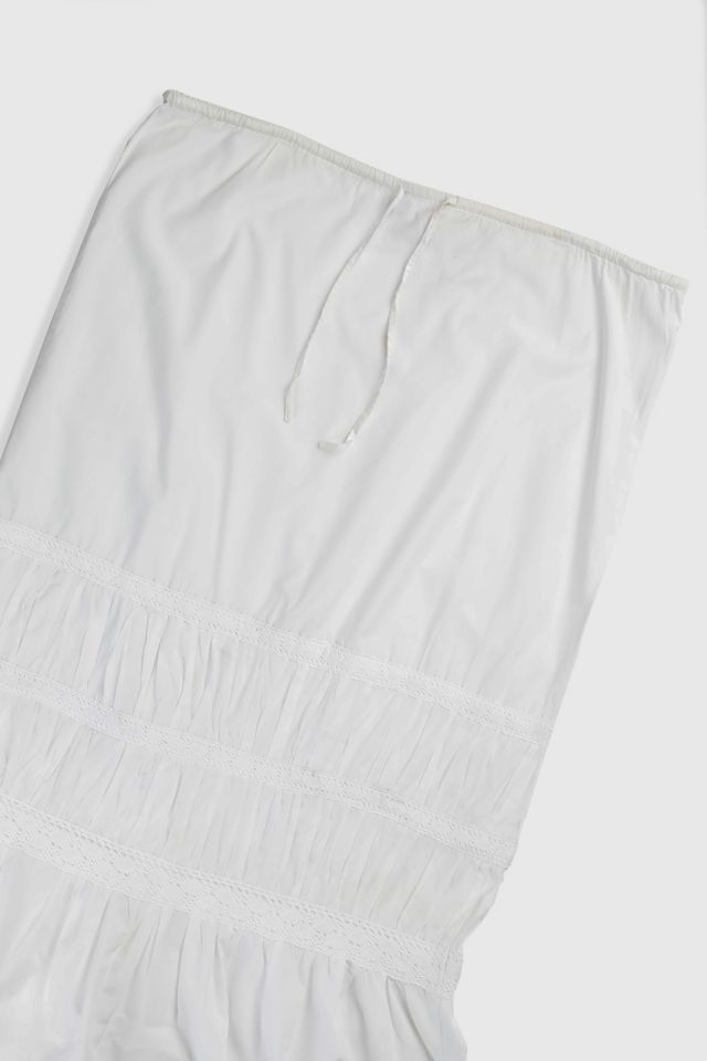 Vintage Gathered Maxi Skirt #1