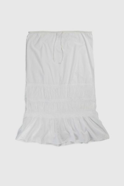 Vintage Gathered Maxi Skirt
