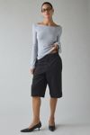 UO Kelly Boatneck Bell Sleeve Open Tie-Back Top