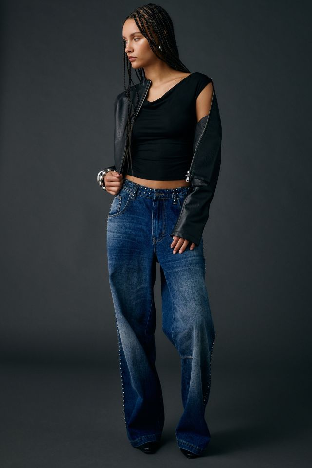 UO Kiwi Jersey Knit Scoop Tie-Back Boatneck Crop Top #2