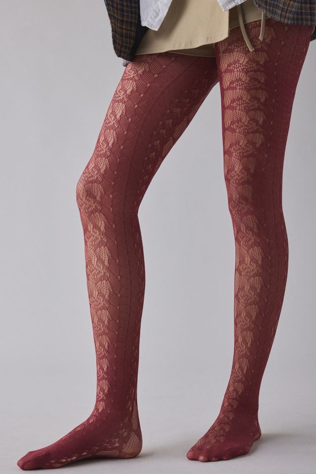 Gretta Rose Pointelle Sheer Tights #1