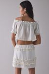UO Wild Meadow Ruffle Crop Top + Mini Skirt Set