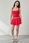 Out From Under Bec Square Neck Ruched Tank Top