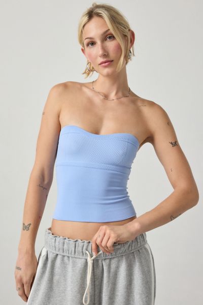 Out From Under Jade Seamless Knit Cutout Tube Top