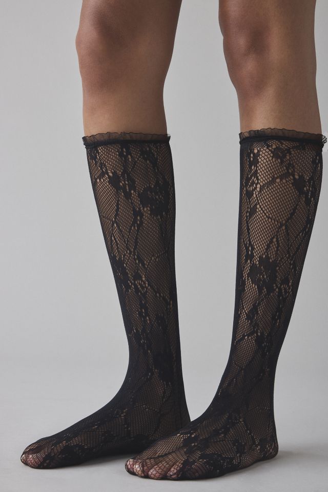 Ellie Lace Scrunch Crew Sock #1