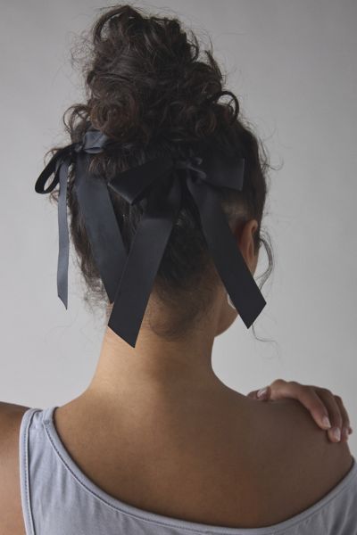 Ensemble de pinces à cheveux à nœud en satin drapé