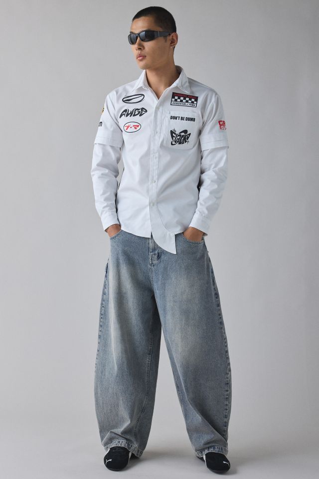 Puma X A$AP Rocky Layered Button-Down Shirt #2