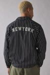 Cookman X New York Black Yankees Pinstripe Zip Jacket