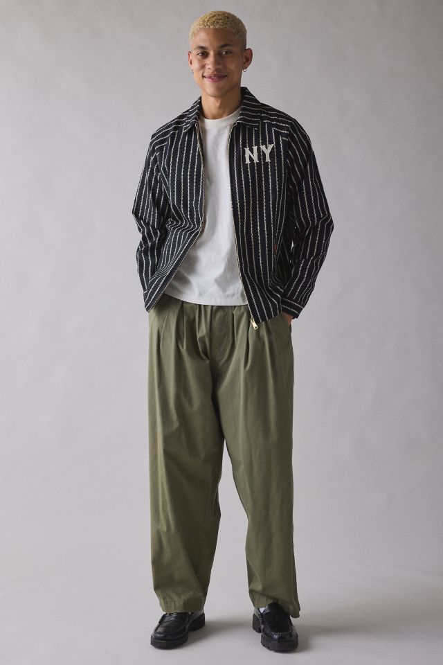 Cookman X New York Black Yankees Pinstripe Zip Jacket #2
