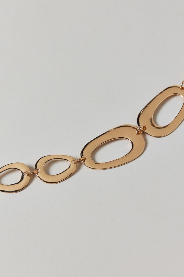 Geo Oval Metal Chain Belt #2
