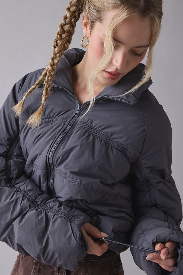 BDG Piper Ruched Cropped Puffer Jacket #2