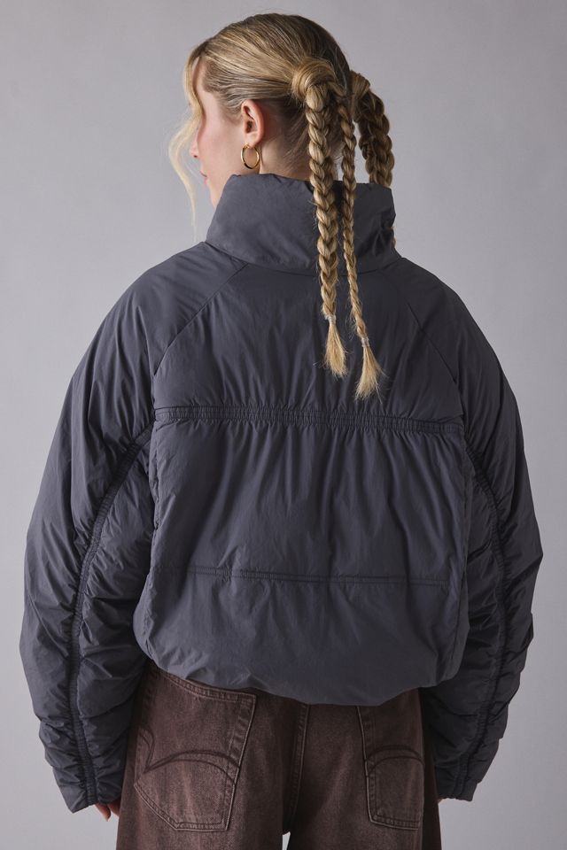 BDG Piper Ruched Cropped Puffer Jacket #3
