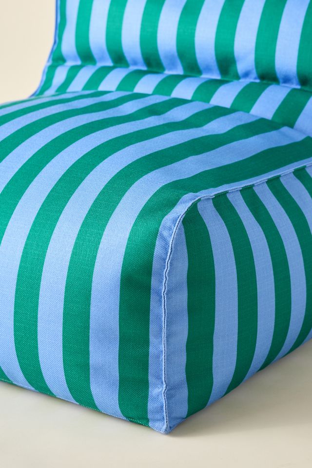 Dylan Striped Bean Bag Chair #5
