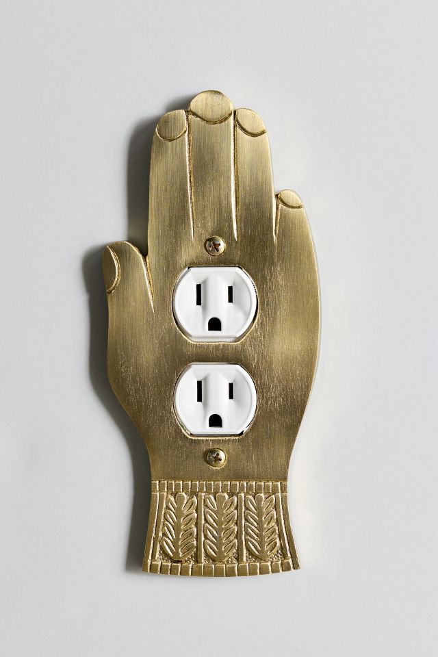 Hand Shaped Iron Switch Plate #1
