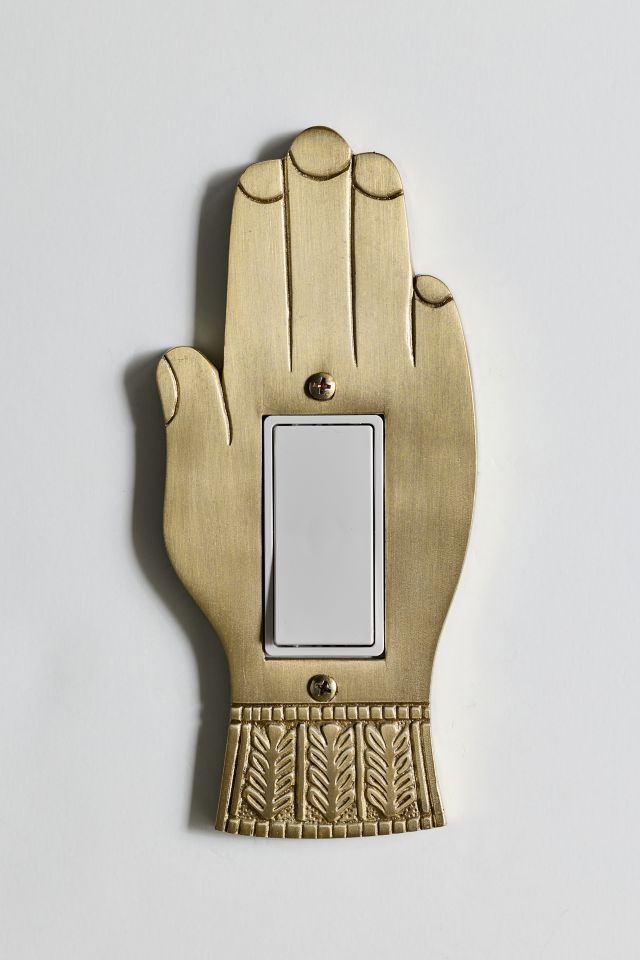 Hand Shaped Iron Switch Plate #2