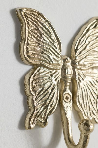 Monarch Butterfly Metal Wall Hook