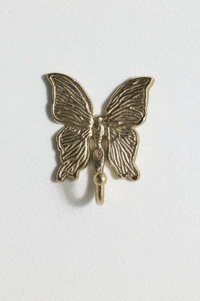 Monarch Butterfly Metal Wall Hook