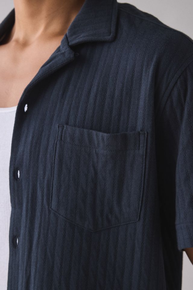 UO Ribbed Knit Boxy Short Sleeve Shirt #3