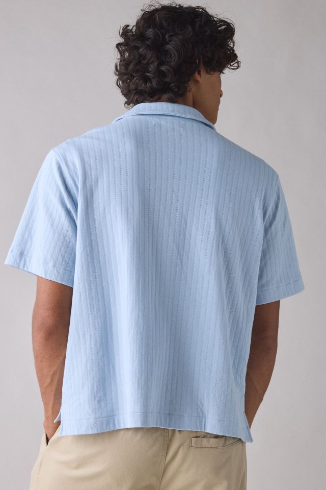 UO Ribbed Knit Boxy Short Sleeve Shirt #1
