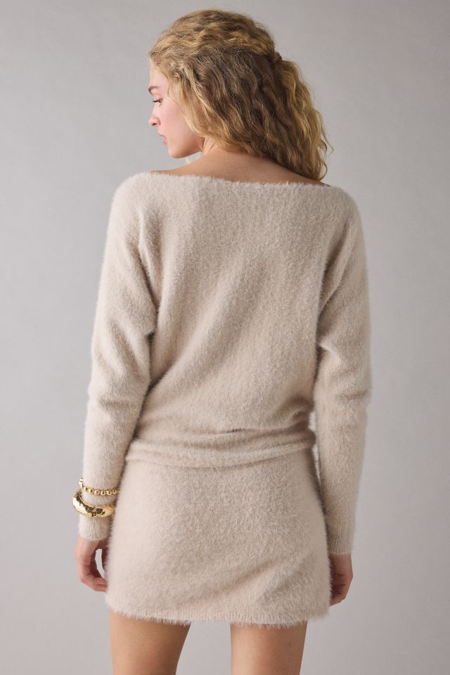 UO Swit-er Knit Off-The-Shoulder Mini Dress #2