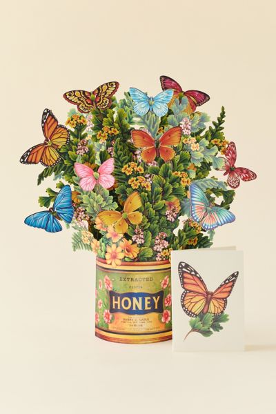 FreshCut Paper Butterflies & Buttercup Pop-Up Greeting Card