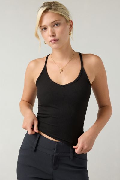 Out From Under Sloan Ribbed Knit Racerback Cami