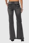 Edikted Colton Boot Cut Low Rise Jeans