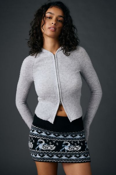 BDG Northern Lights Fairisle Knit Micro Mini Skirt