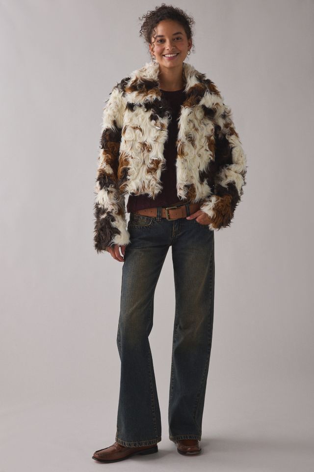 Azalea Wang Enora Cropped Faux Fur Jacket #2