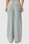 Edikted Side Stripe Washed Low Rise Jeans