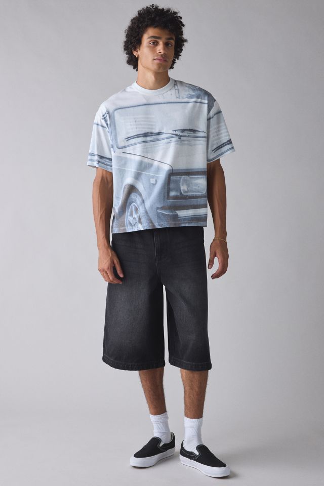 Car Allover Graphic Print Tee #2