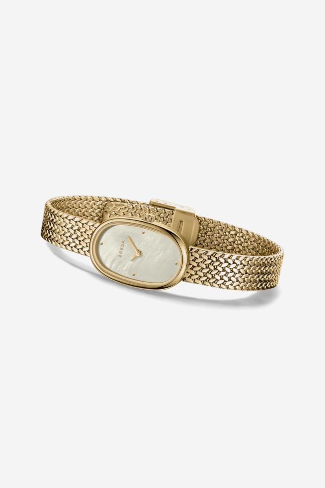 BREDA Jane Tethered Mesh Bracelet Seiko Quartz 18MM Watch #3