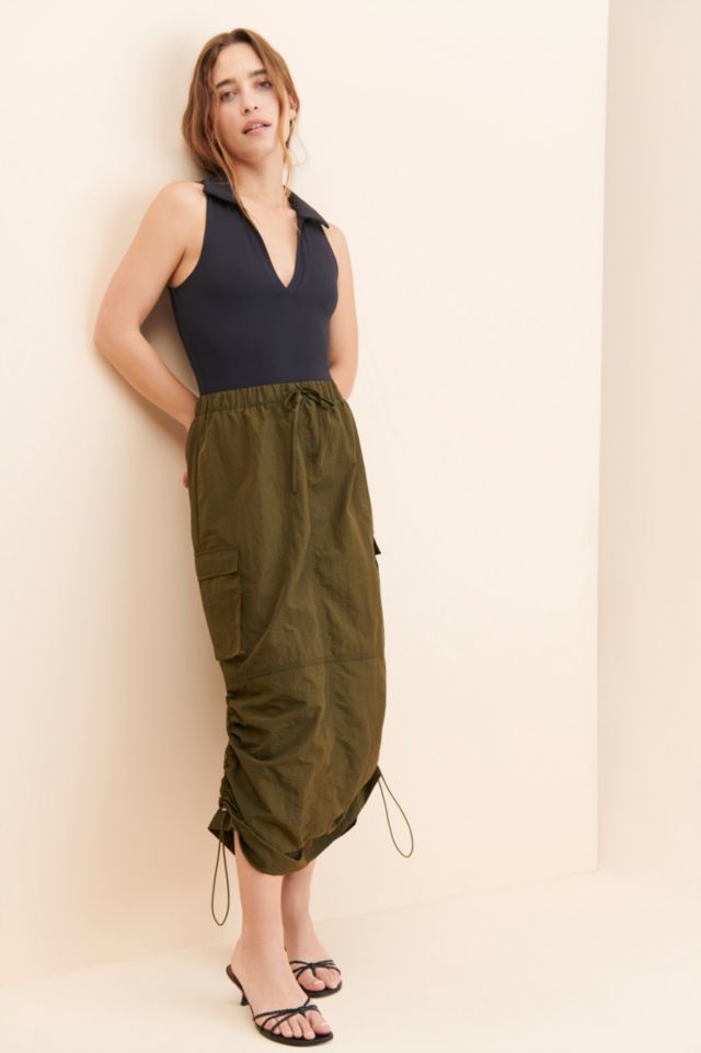 Dizzy Lizzy Cargo Maxi Skirt #3