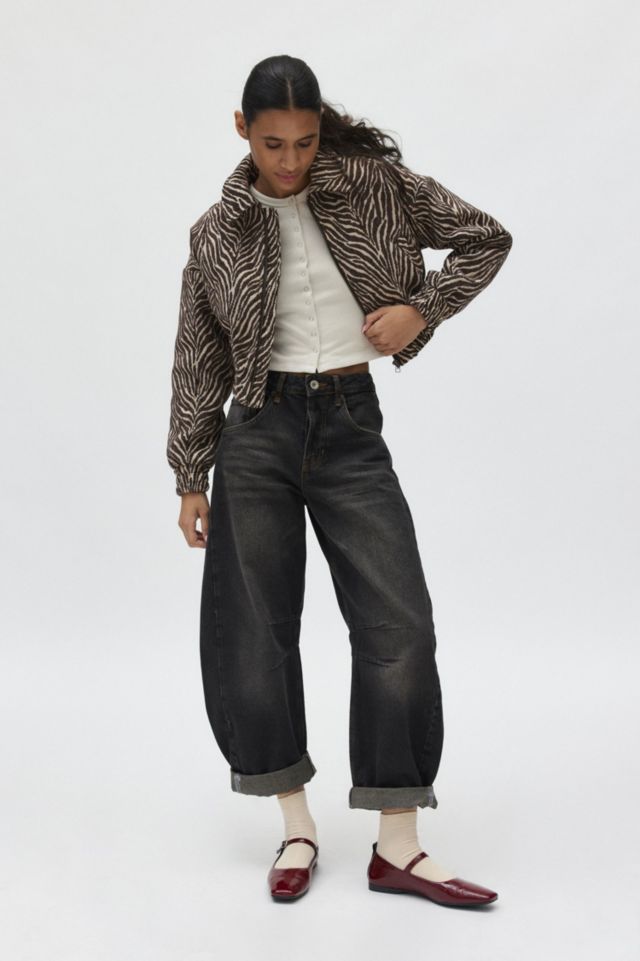 Evelyn Cropped Bomber Jacket #2