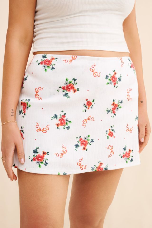 Lisa Says Gah Darcy Printed Mini Knit Skort #2
