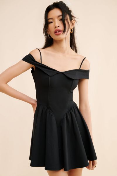Beatrice Off-The-Shoulder Mini Dress