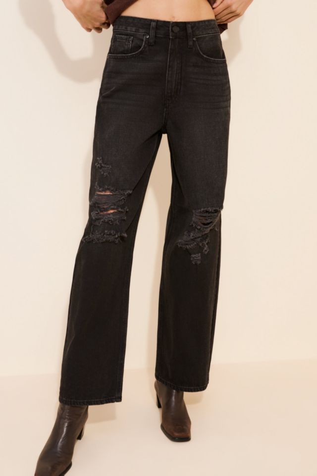 JUST BLACK DENIM Distressed Dad Jeans #2