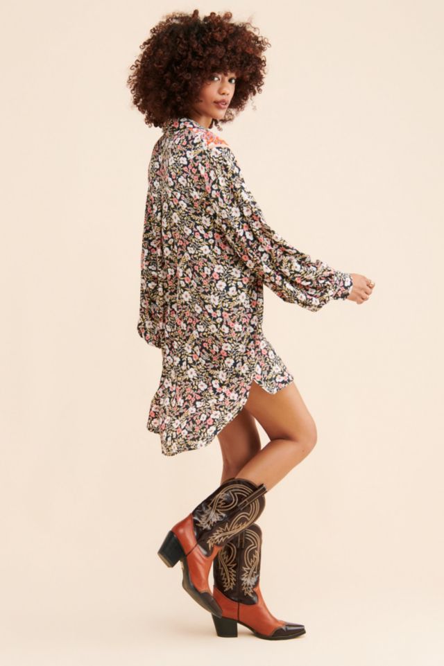 Glamorous Mixed Folk Floral Dress #1
