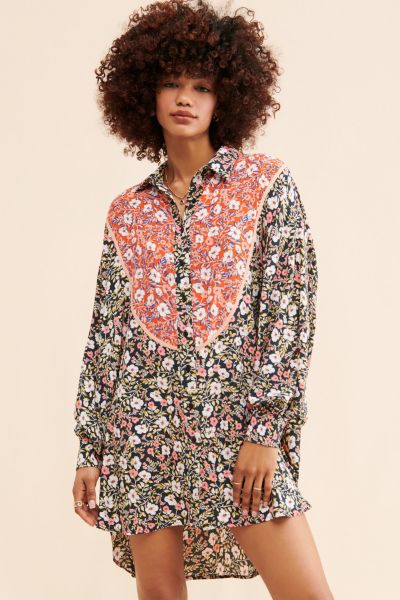 Glamorous Mixed Folk Floral Dress