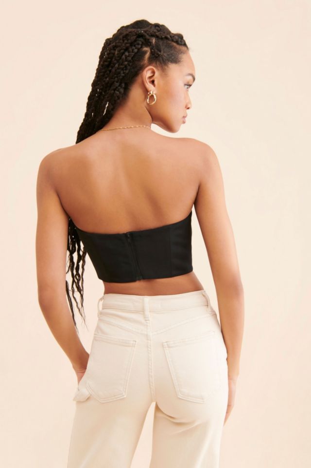 Bardot Platinum Corset Bustier #1