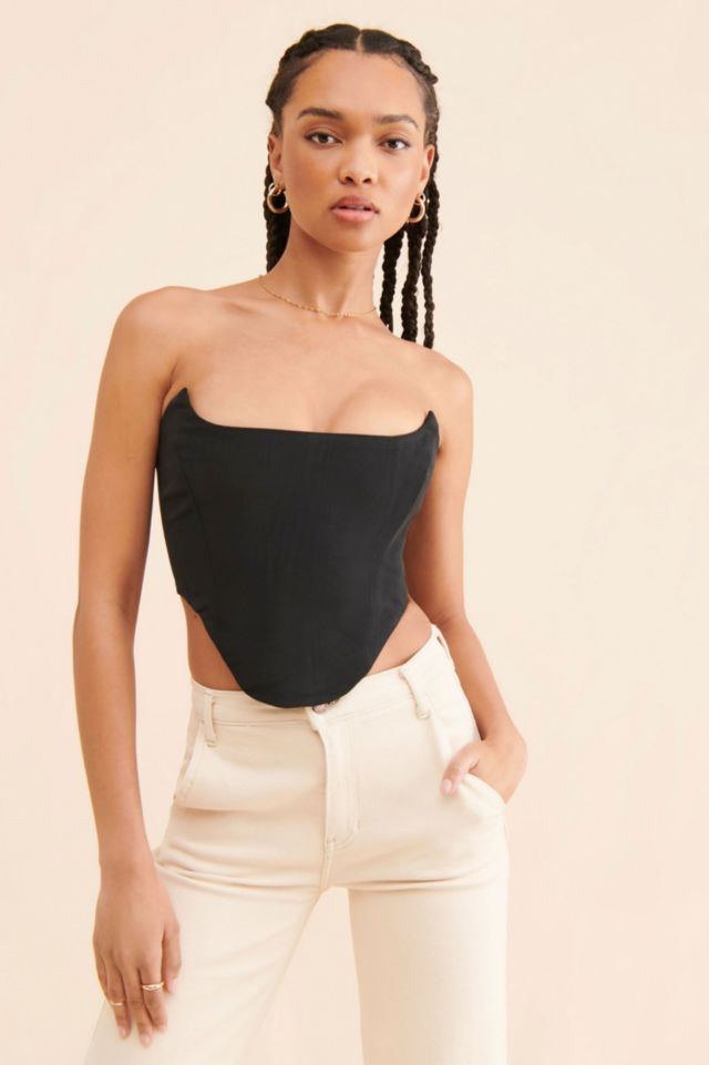 Bardot Platinum Corset Bustier #2