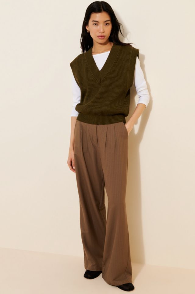 English Factory Oversized Wool Blend Sweater Vest #2