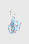 Vera Bradley Quilted Cotton Mini Backpack Keychain