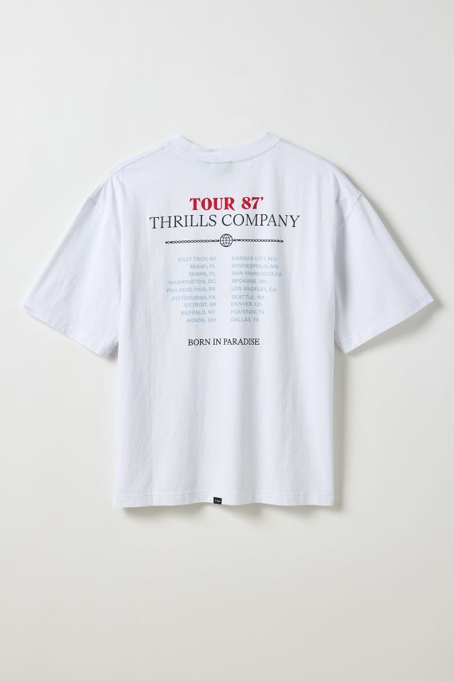 THRILLS Metal Dust Graphic Cropped Tee #1