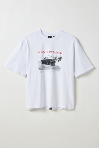 THRILLS Metal Dust Graphic Cropped Tee