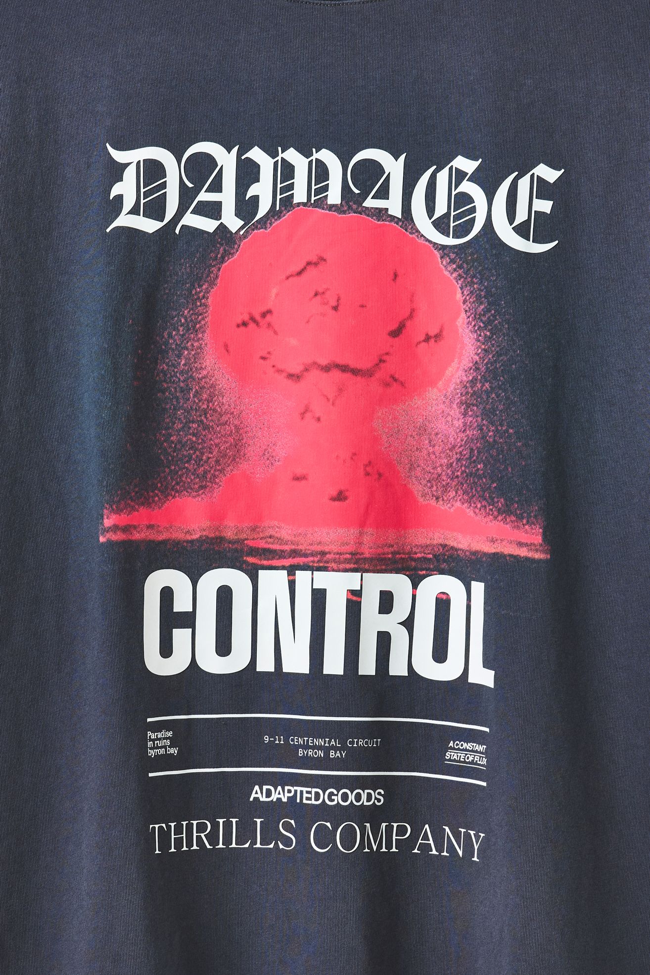 THRILLS Damage Control Graphic Cropped Tee