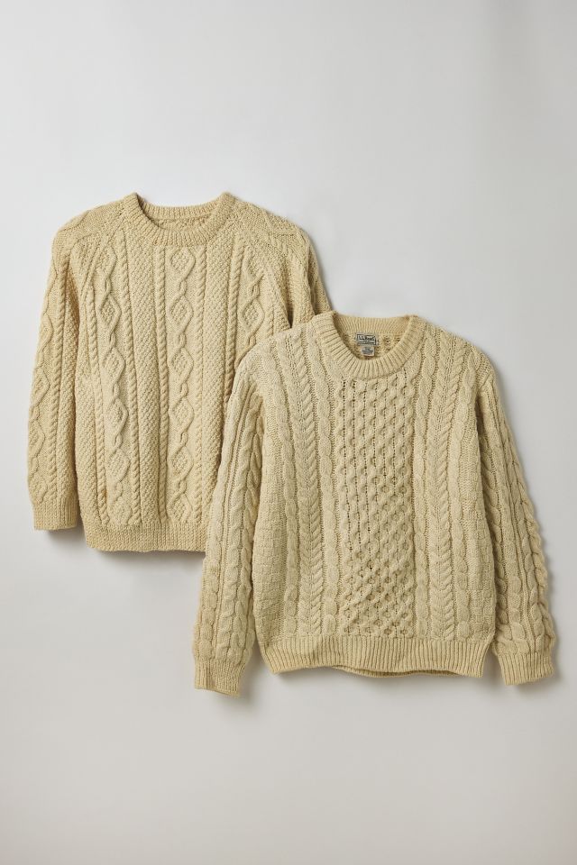 Vintage By UO Chunky Knit Fisherman Sweater #1