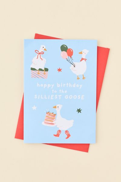 Silly Goose Birthday Card