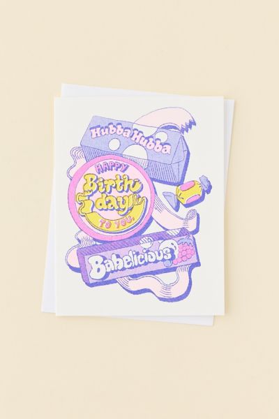 Yellow Owl Workshop Hubba Hubba Babelicious Birthday Card