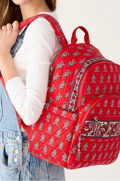 Vera Bradley Quilted Cotton Bancroft Backpack